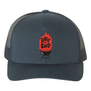 Grill And Chill Yupoong Adult 5-Panel Trucker Hat