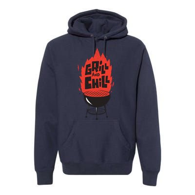 Grill And Chill Premium Hoodie