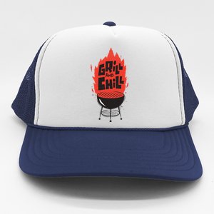 Grill And Chill Trucker Hat