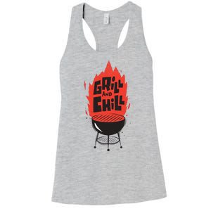 Grill And Chill Women's Racerback Tank