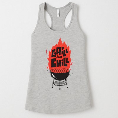 Grill And Chill Womens Tank Top