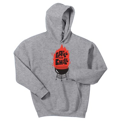 Grill And Chill Kids Hoodie