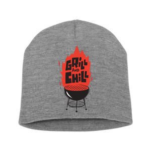 Grill And Chill Short Acrylic Beanie