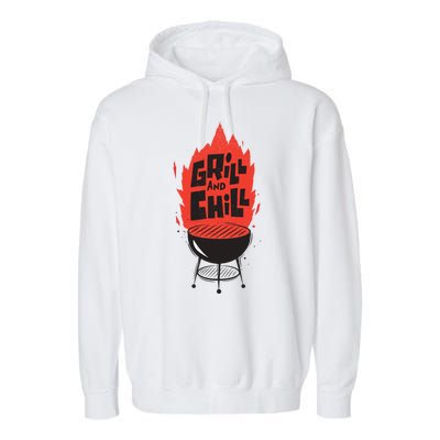 Grill And Chill Garment-Dyed Fleece Hoodie