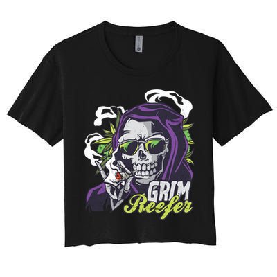 Grim Reefer Crop Top