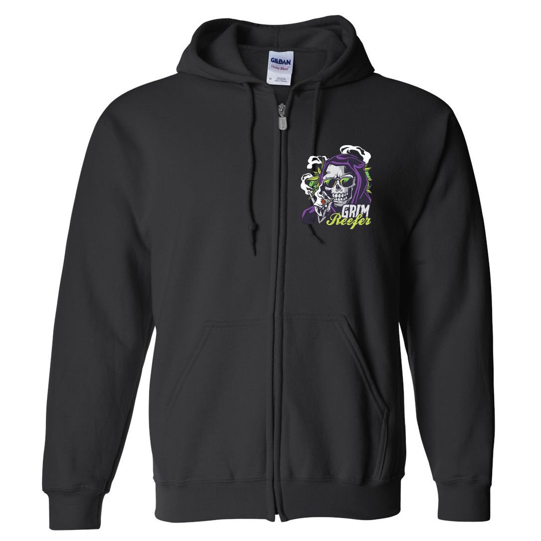 Grim Reefer Full Zip Hoodie