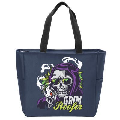 Grim Reefer Zip Tote Bag