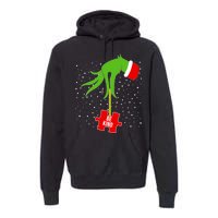 Autism Puzzle Piece Naughty Santa Premium Hoodie