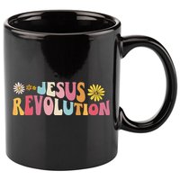 Groovy Retro Jesus Revolution Love Like Jesus Christian 11oz C Handle Ceramic Mug