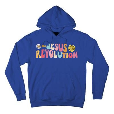 Groovy Retro Jesus Revolution Love Like Jesus Christian Tall Hoodie