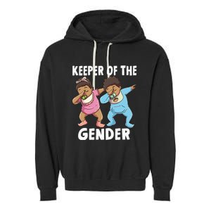 Gender Reveal Keeper of the Gender Garment-Dyed Fleece Hoodie