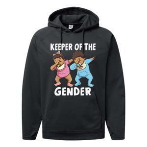 Gender Reveal Keeper of the Gender Performance Fleece Hoodie