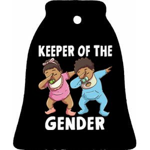 Gender Reveal Keeper of the Gender Ceramic Bell Ornament