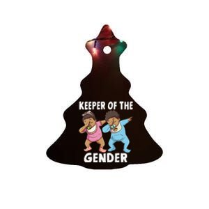 Gender Reveal Keeper of the Gender Ceramic Tree Ornament