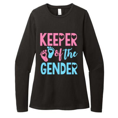 Gender Reveal Keeper Of The Gender Gender Reveal Womens CVC Long Sleeve Shirt