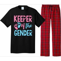 Gender Reveal Keeper Of The Gender Gender Reveal Pajama Set