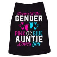 Gender Reveal Keeper of the Gender Funny Auntie Gender Doggie Tank