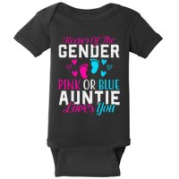 Gender Reveal Keeper of the Gender Funny Auntie Gender Baby Bodysuit