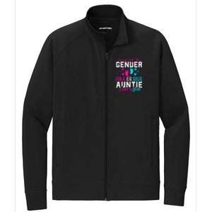 Gender Reveal Keeper of the Gender Funny Auntie Gender Stretch Full-Zip Cadet Jacket