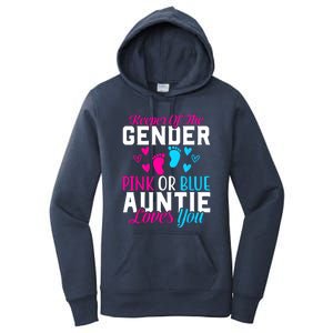 Gender Reveal Keeper Of The Gender Funny Auntie Gender Women's Pullover Hoodie