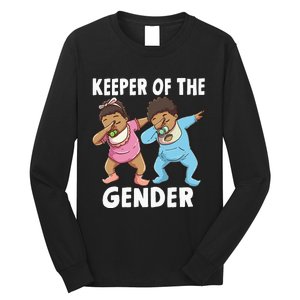 Gender Reveal Keeper of the Gender Long Sleeve Shirt