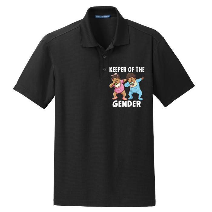 Gender Reveal Keeper of the Gender Dry Zone Grid Polo