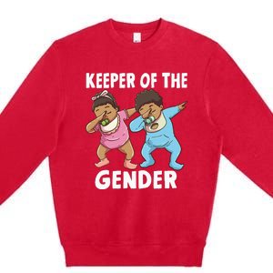 Gender Reveal Keeper of the Gender Premium Crewneck Sweatshirt