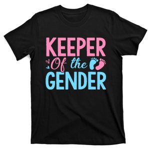 Gender Reveal Keeper Of The Gender T Gender Reveal T-Shirt