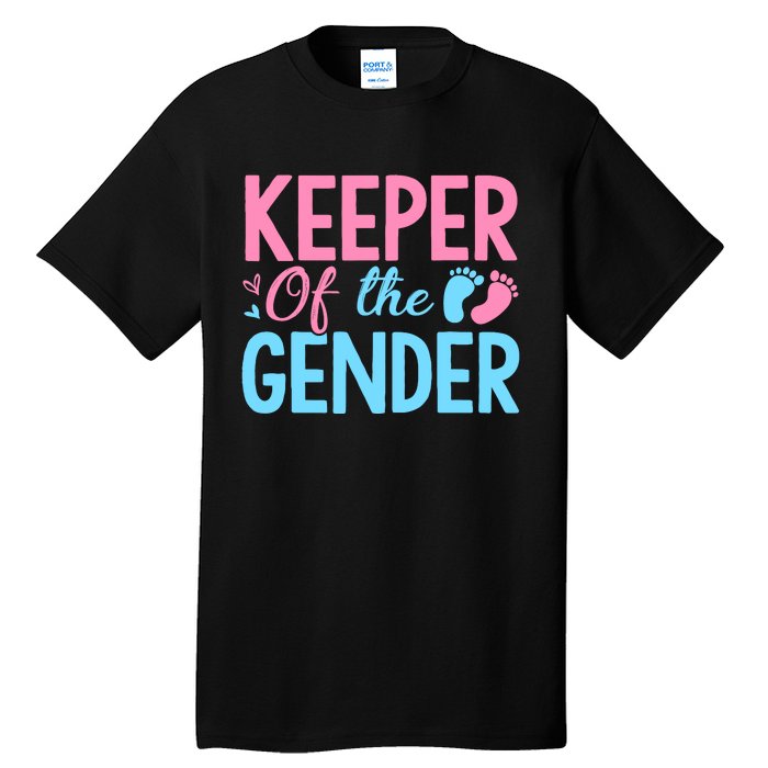 Gender Reveal Keeper Of The Gender T Gender Reveal Tall T-Shirt