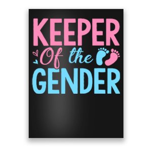 Gender Reveal Keeper Of The Gender T Gender Reveal Poster