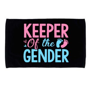 Gender Reveal Keeper Of The Gender T Gender Reveal Microfiber Hand Towel