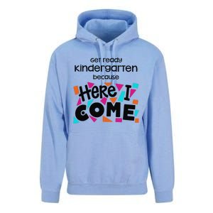 Get ready kindergarten because here I come Unisex Surf Hoodie