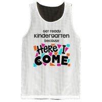 Get ready kindergarten because here I come Mesh Reversible Basketball Jersey Tank