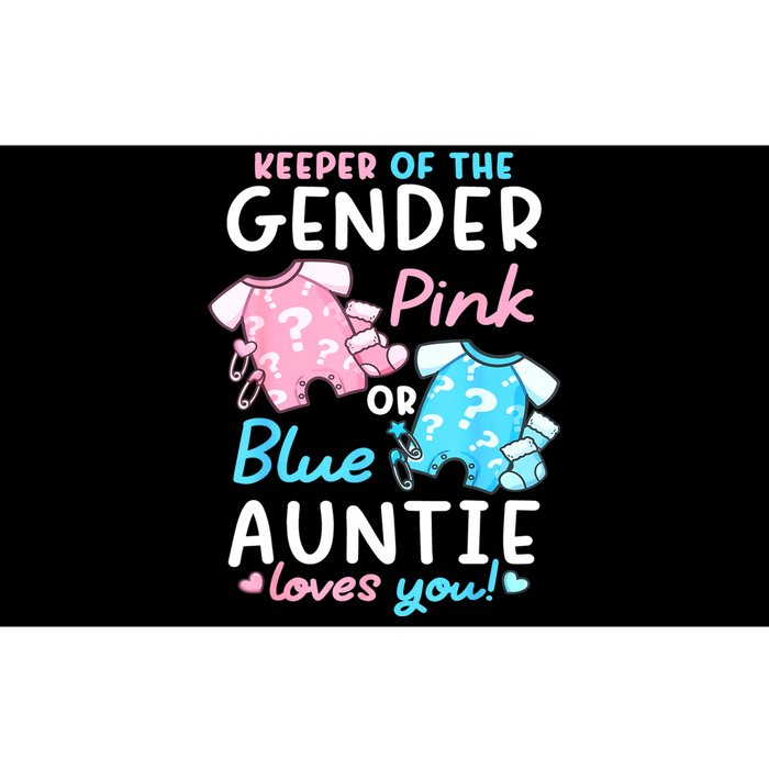 Gender Reveal Keeper Of The Gender Pink Or Blue Auntie Bumper Sticker