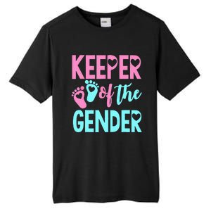 Gender Reveal Keeper Of The Gender Gender Reveal Tall Fusion ChromaSoft Performance T-Shirt