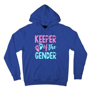 Gender Reveal Keeper Of The Gender Gender Reveal Hoodie