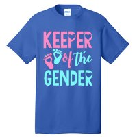 Gender Reveal Keeper Of The Gender Gender Reveal Tall T-Shirt