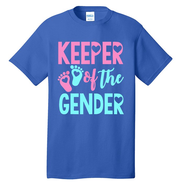 Gender Reveal Keeper Of The Gender Gender Reveal Tall T-Shirt