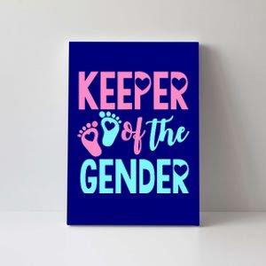 Gender Reveal Keeper Of The Gender Gender Reveal Canvas