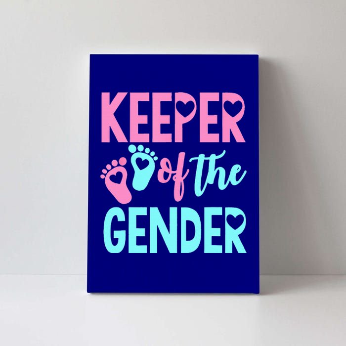 Gender Reveal Keeper Of The Gender Gender Reveal Canvas