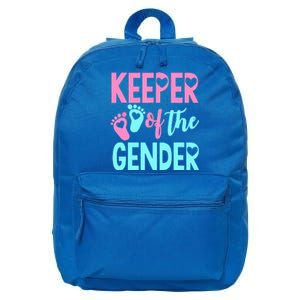 Gender Reveal Keeper Of The Gender Gender Reveal 16 in Basic Backpack