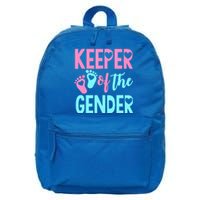 Gender Reveal Keeper Of The Gender Gender Reveal 16 in Basic Backpack