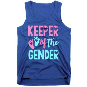 Gender Reveal Keeper Of The Gender Gender Reveal Tank Top