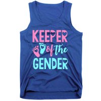 Gender Reveal Keeper Of The Gender Gender Reveal Tank Top