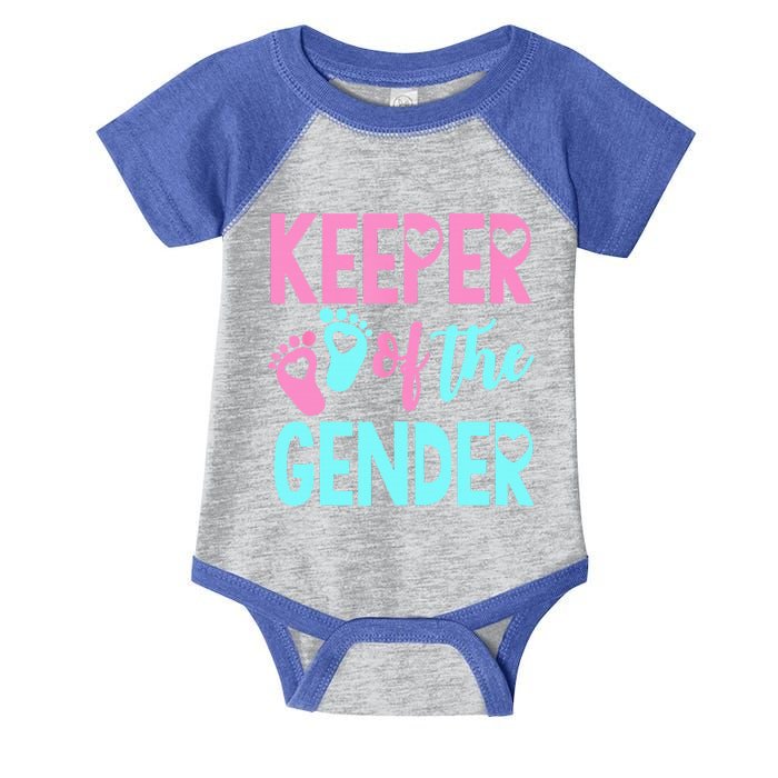 Gender Reveal Keeper Of The Gender Gender Reveal Infant Baby Jersey Bodysuit