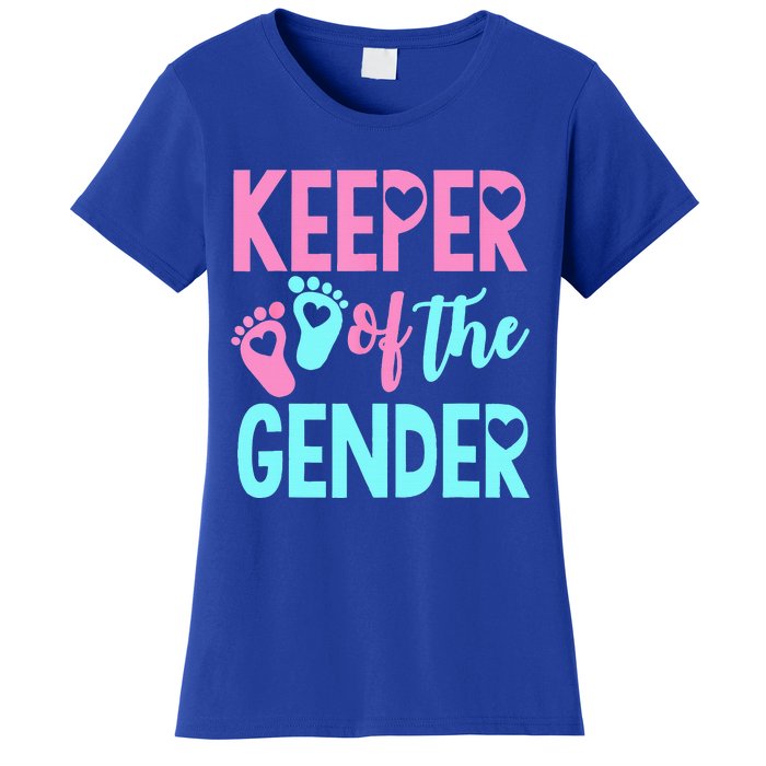 Gender Reveal Keeper Of The Gender Gender Reveal Women's T-Shirt