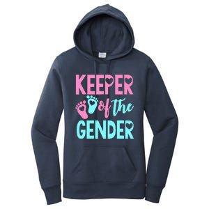 Gender Reveal Keeper Of The Gender Gender Reveal Women's Pullover Hoodie