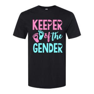 Gender Reveal Keeper Of The Gender Gender Reveal Softstyle CVC T-Shirt