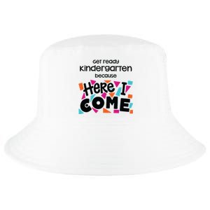 Get Ready Kindergarten Because Here I Come Cool Comfort Performance Bucket Hat