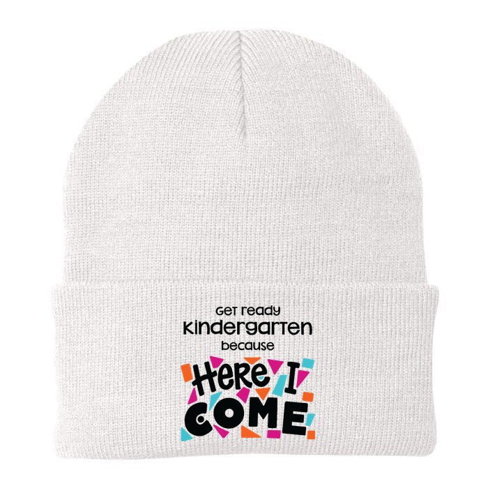 Get Ready Kindergarten Because Here I Come Knit Cap Winter Beanie